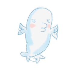 beluga whale sticker #15795559