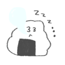 Honwaka rice ball sticker #15795677