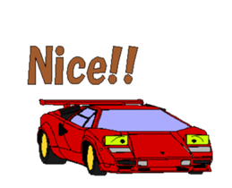 Working excellent car, old car,super car sticker #15796117