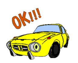 Working excellent car, old car,super car sticker #15796120