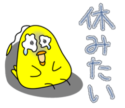 Newcomer's chick. sticker #15796239