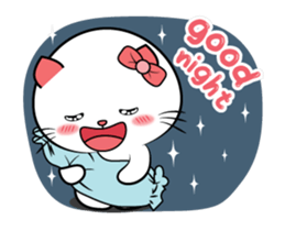 Cat woman one sticker #15796393