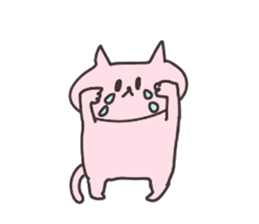 Enjoy easy going cat sticker #15796487
