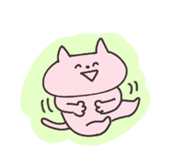 Enjoy easy going cat sticker #15796488