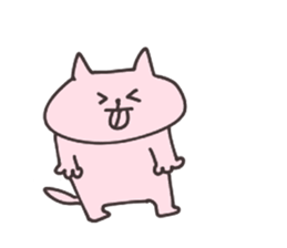 Enjoy easy going cat sticker #15796494