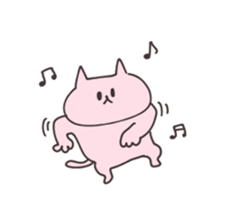 Enjoy easy going cat sticker #15796495