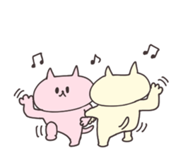 Enjoy easy going cat sticker #15796513