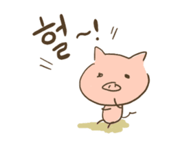 pig Sticker Korean ver sticker #15796672