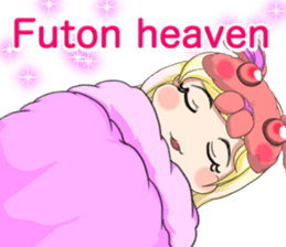 New Year cute rabbit baby English sticker #15796777