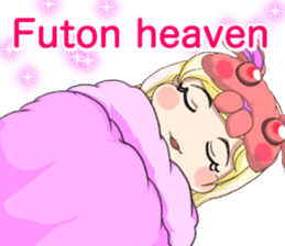 New Year cute rabbit baby English sticker #15796777