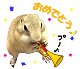 Charming Urocitellus richardsonii sticker #15796959