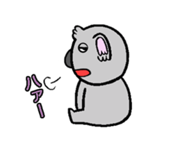 moving haughty koala sticker #15797076