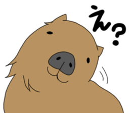 Two animals with temperature difference sticker #15797191