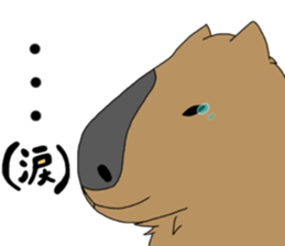 Two animals with temperature difference sticker #15797192