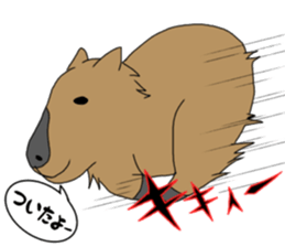 Two animals with temperature difference sticker #15797197