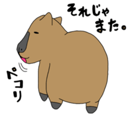 Two animals with temperature difference sticker #15797198