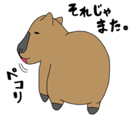 Two animals with temperature difference sticker #15797198