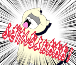 Two animals with temperature difference sticker #15797210