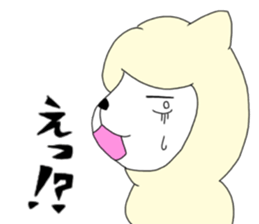 Two animals with temperature difference sticker #15797211