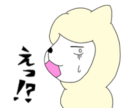 Two animals with temperature difference sticker #15797211