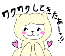 Two animals with temperature difference sticker #15797220