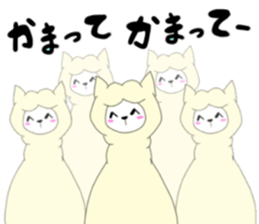 Two animals with temperature difference sticker #15797223