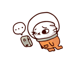 Lost Space Cat sticker #15797232