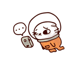 Lost Space Cat sticker #15797232