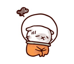 Lost Space Cat sticker #15797236