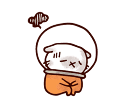 Lost Space Cat sticker #15797236