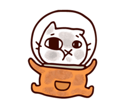 Lost Space Cat sticker #15797238