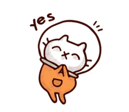 Lost Space Cat sticker #15797240