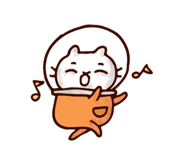 Lost Space Cat sticker #15797243