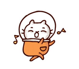 Lost Space Cat sticker #15797243