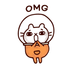 Lost Space Cat sticker #15797245