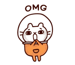 Lost Space Cat sticker #15797245