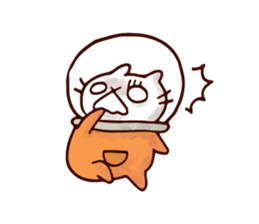 Lost Space Cat sticker #15797248