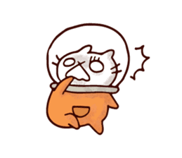 Lost Space Cat sticker #15797248