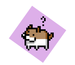 Dot Dog -Pixel CHASHAO- sticker #15797550