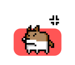 Dot Dog -Pixel CHASHAO- sticker #15797554