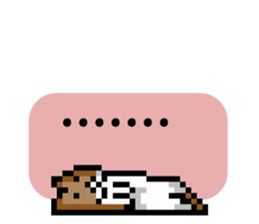 Dot Dog -Pixel CHASHAO- sticker #15797560