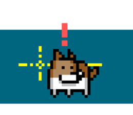 Dot Dog -Pixel CHASHAO- sticker #15797565