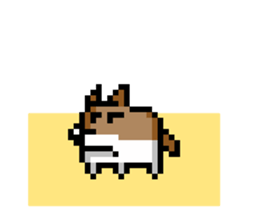 Dot Dog -Pixel CHASHAO- sticker #15797570