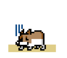 Dot Dog -Pixel CHASHAO- sticker #15797573