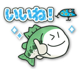 Sticker of daily life for Bass Angler. sticker #15797723