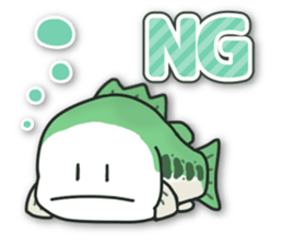 Sticker of daily life for Bass Angler. sticker #15797731