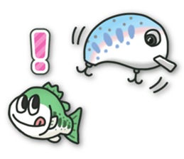 Sticker of daily life for Bass Angler. sticker #15797733