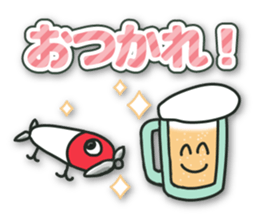 Sticker of daily life for Bass Angler. sticker #15797735