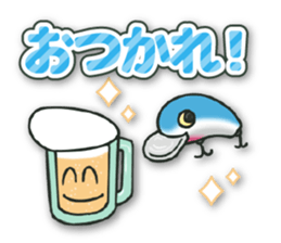 Sticker of daily life for Bass Angler. sticker #15797736