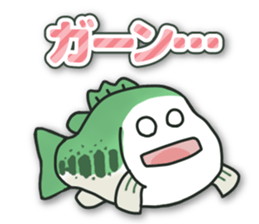 Sticker of daily life for Bass Angler. sticker #15797738